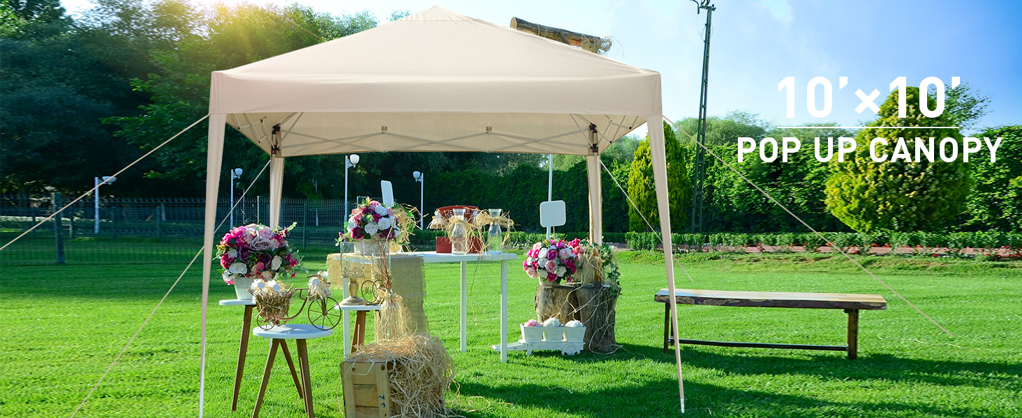 10x10 pop up canopy 