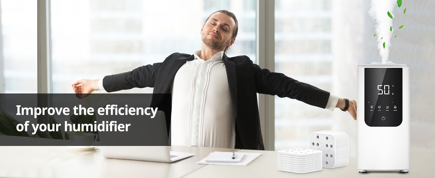 Humidifier Mineral Absorption Pad 20 Pack, Replacement Filter