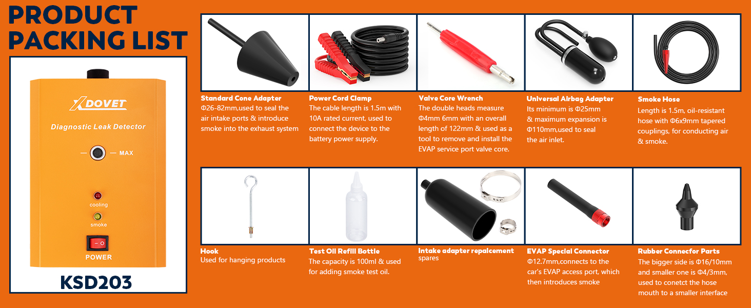 smoke leak detector