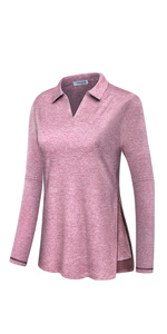 women long yoga golf shirt