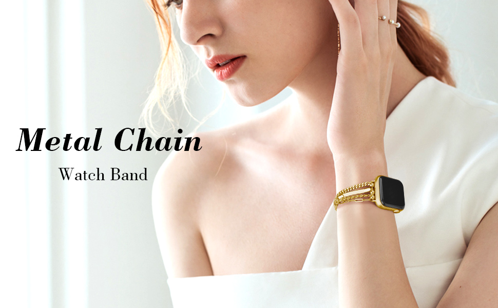gold apple watch bands for women