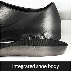 Chef Shoes for Men - Non Slip Oil Resistant Waterproof Safety Work Shoes Comfortable Nursing Nurse S