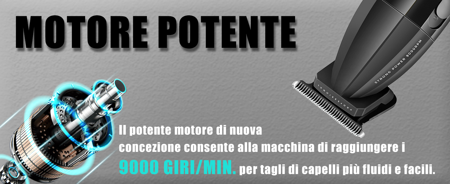 Regolabarba professionale da uomo