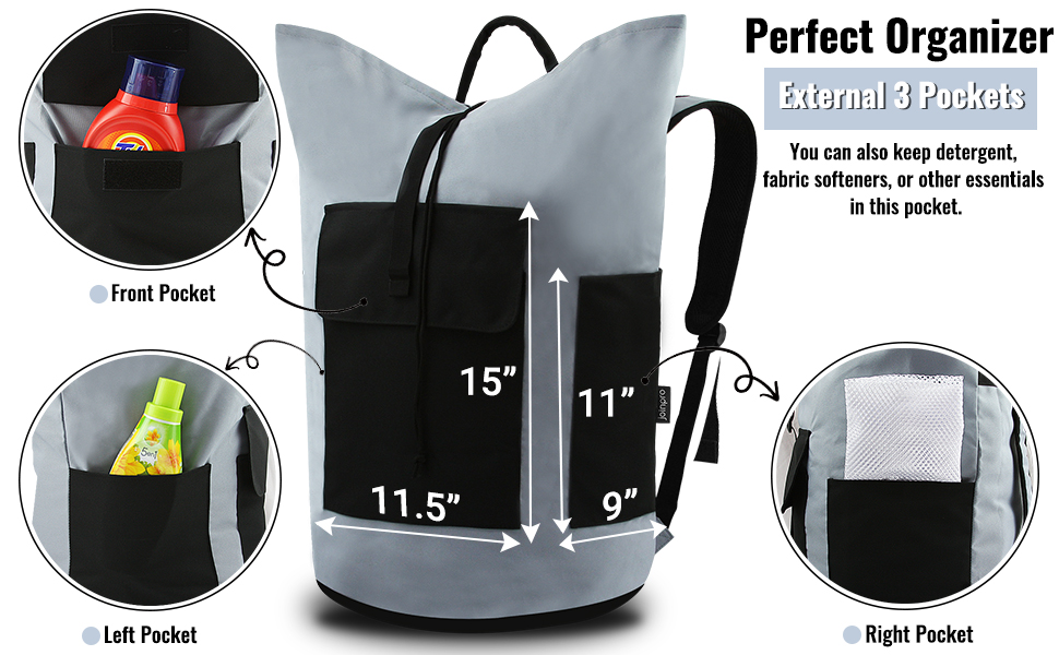 JOINPRO Laundry Bag Backpack, 125L Extra Large Travel