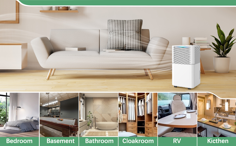 30 Pint Dehumidifiers for 1500 Sq. Ft Home Basements with