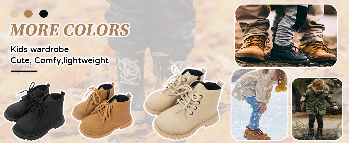 Toddler Lace Up Boots