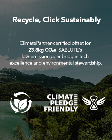  SABLUTE’s low-emission gear bridges tech excellence and environmental stewardship.
