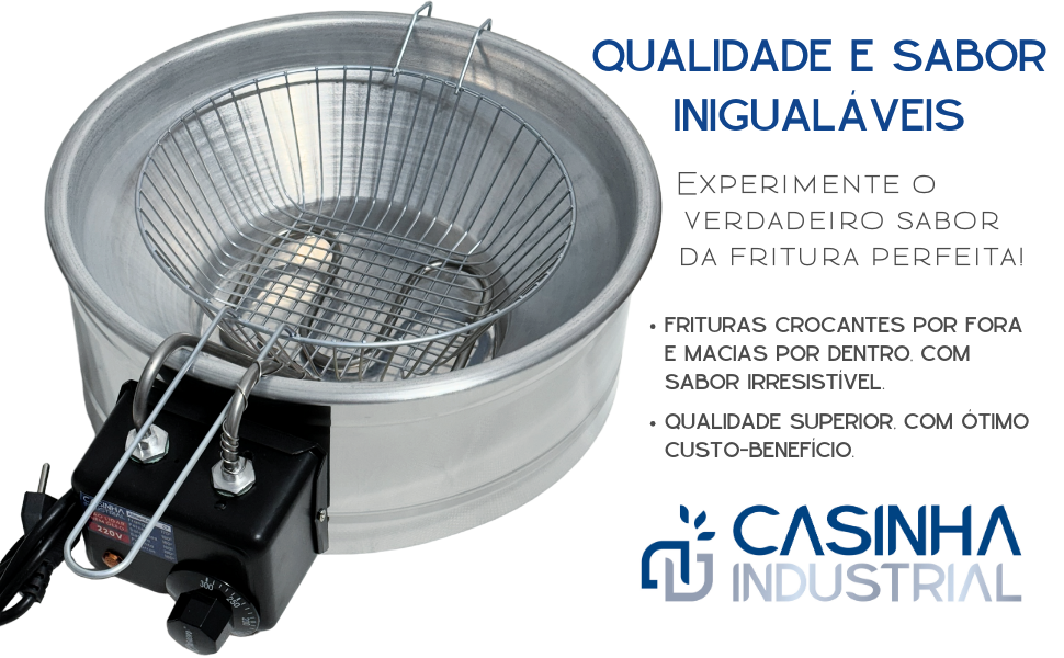 Qualidade melhor custo benefício frituras fritura sabor