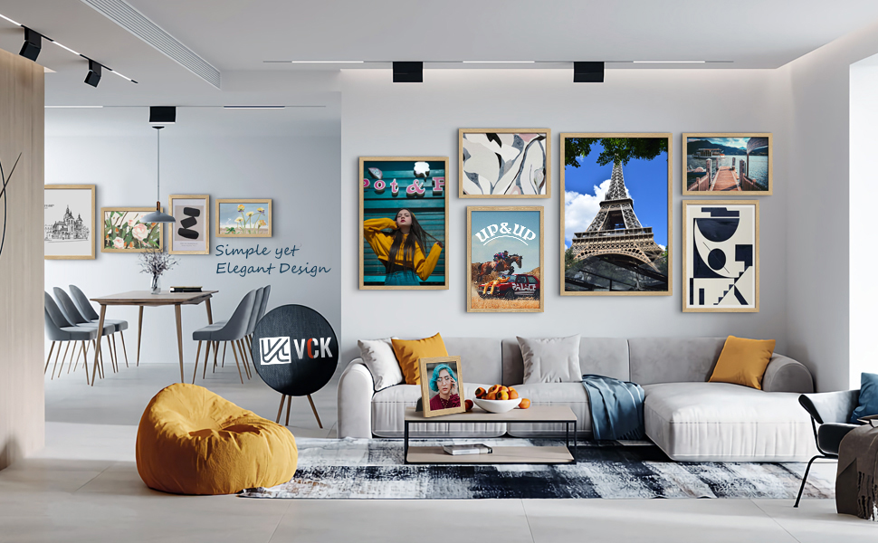 Amazon.com - VCK 13x19 Poster Frame Beige Oak, Natural Solid Wood