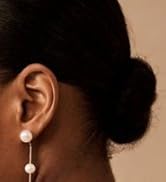 Gold Pearl Earrings