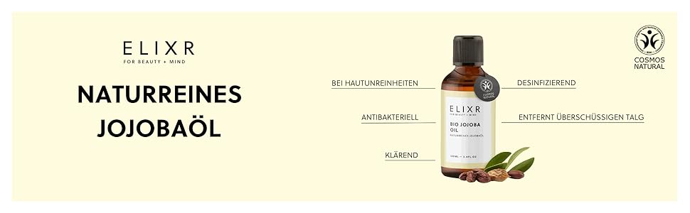 Huile de jojoba naturelle  Elixr