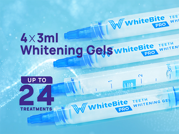 6日分Dennovate Teeth Whitening Gel Pack Smileactives Teeth Whitening Products- Power Tooth Whitening