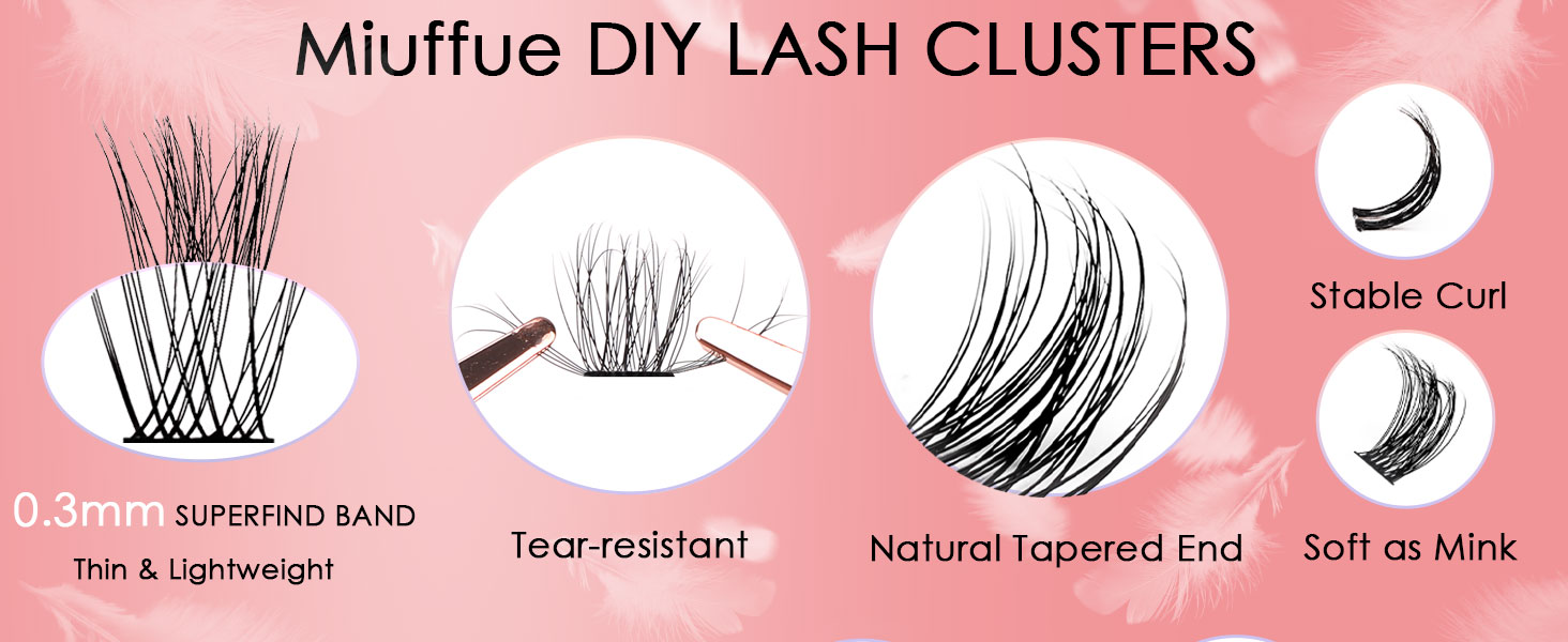 eyelash extension cluster kit