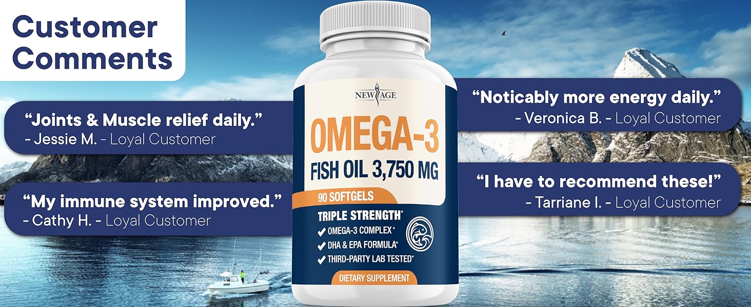fish oil wellness ache muscle coginitive health joints omega 3750 mg