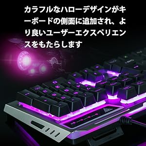 Amazon | ゲーミングきーボードマウスセット 軽量 プログラム