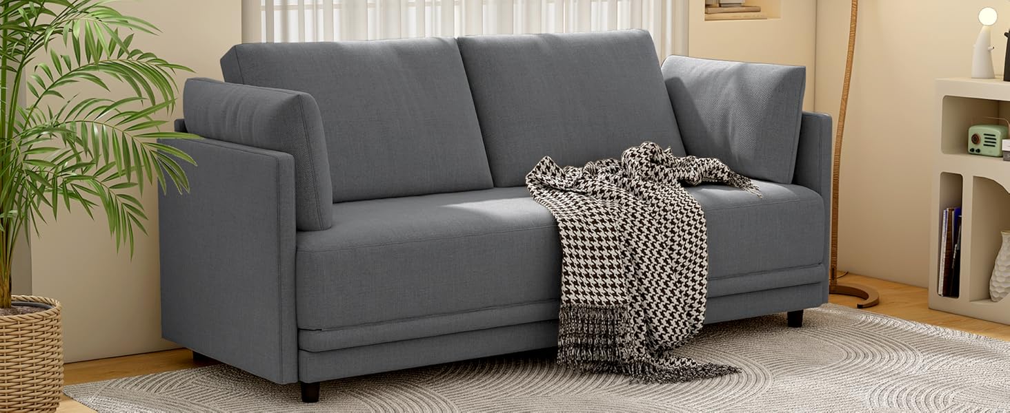 Neoriver Folding Sofa Bed Queen, Sleeper Sofa for 4 Seats