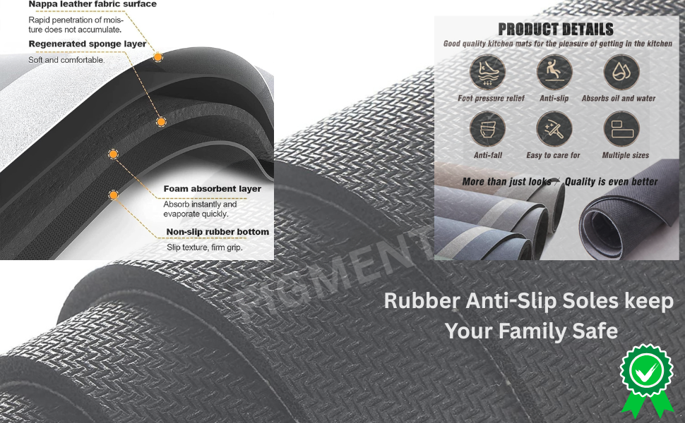 kitchen floor mat kitchen mats for floor anti slip waterproof