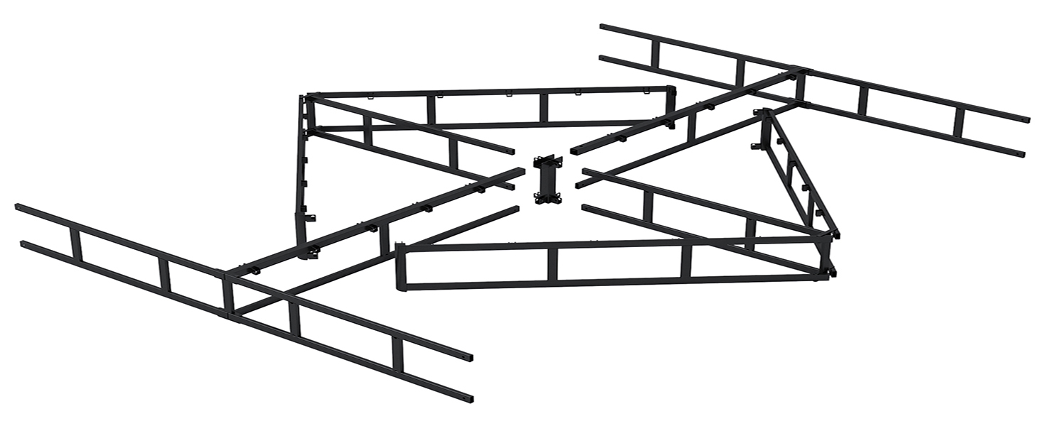 HOBINCHE Twin Size Box Springs, 4 inch Metal Heavy Duty Box