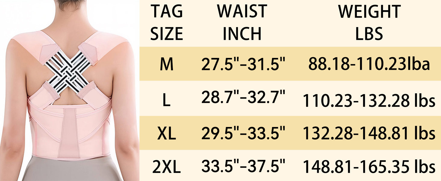 QFE Back Brace Posture Corrector for Women