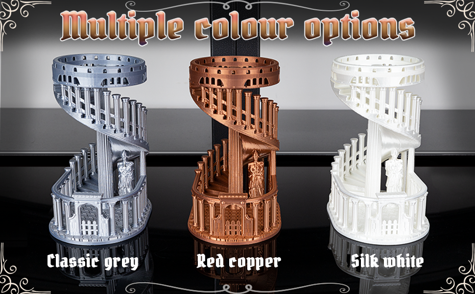 DND Dice Tower with Tray for Role Playing Game,Dungeons and