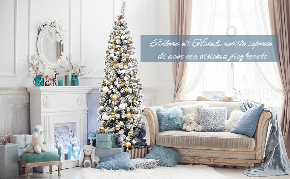 albero di Natale in un salotto