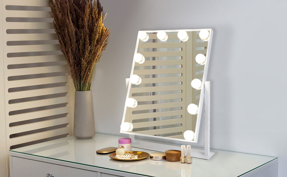 hollywood  mirror with lights