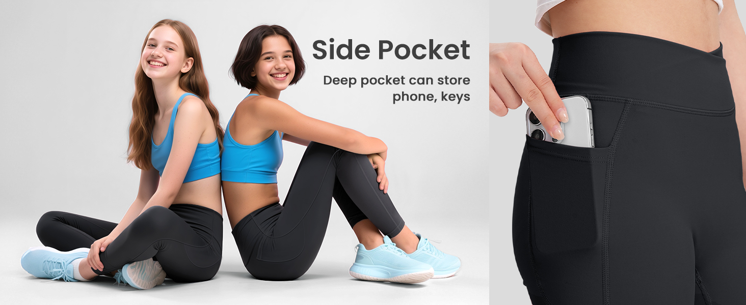 Girls athletic leggings