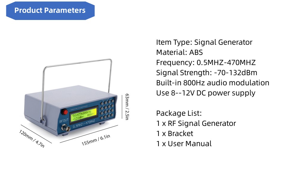 Functional Signal Generator, RF Signal Generator Signal