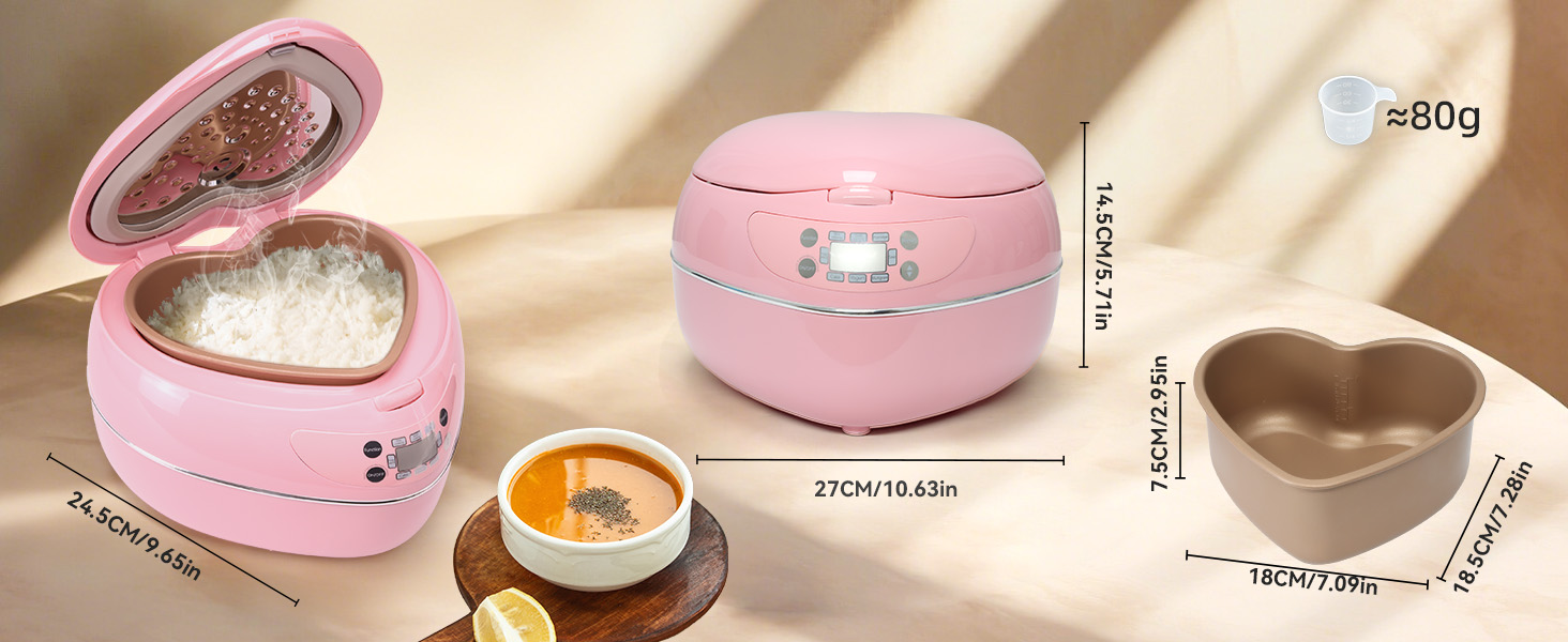 heart shaped rice cooker