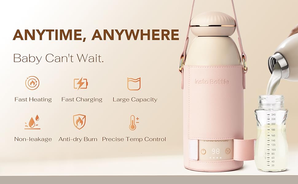 portable bottle warmer for breastmilk