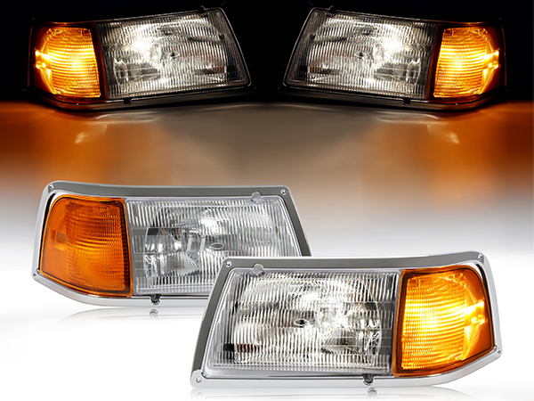 Amazon.com: KUAFU Pair Headlight w/Adjusters + Corner Light