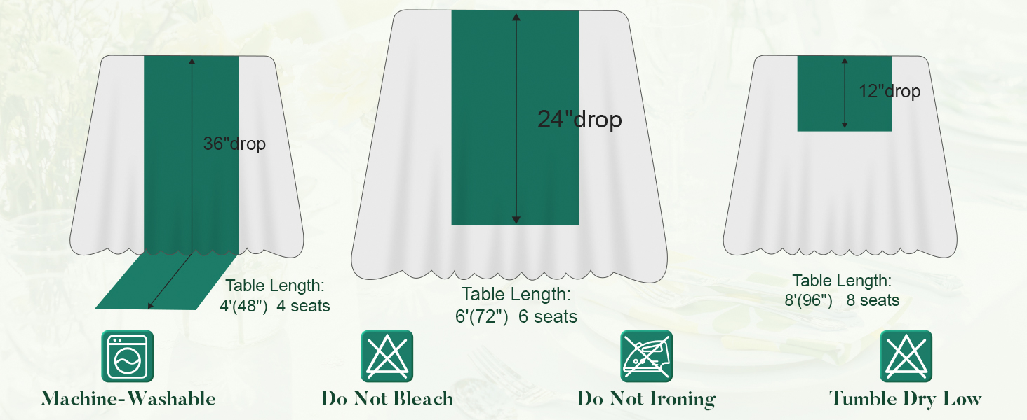 Pusunas Cheesecloth Table Runner 2Pack 10Ft Gauze Table