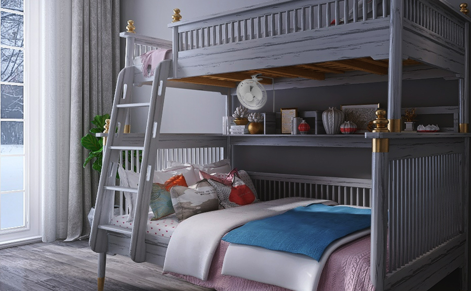 2 Speed Adjustable Tilt, Whisper Quiet Operation Clip-On-Fan with 5 ft Cord and Steel Safety Grill