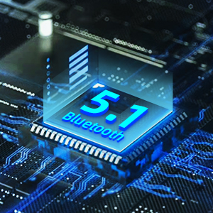 bluetooth 5.1 wireless earbuds with noise canceling 