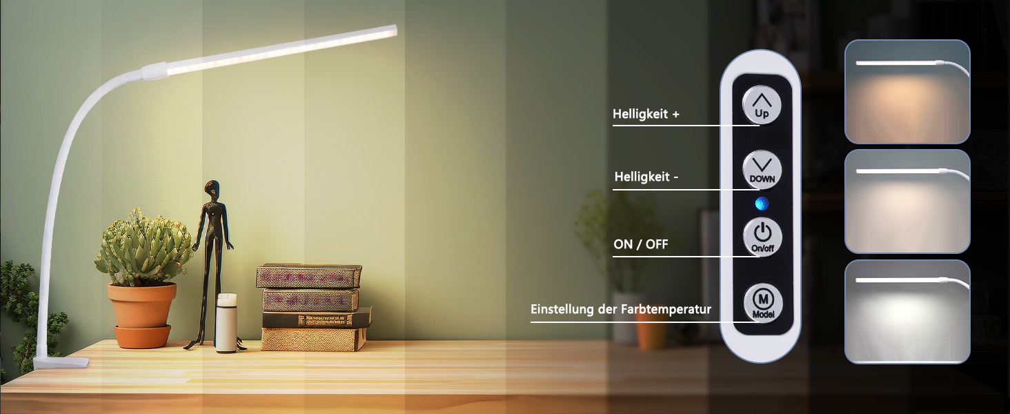 schreibtischlampe klemmbar