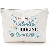 Sitsink Dental Hygienist Gifts for Women - Dental Hygiene Student Must Haves, I'm Silently Judgin...