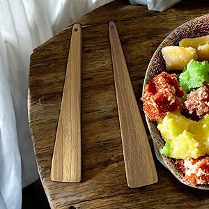 wooden spatulas for cooking, handmade walnut wood spatula set, kitchen utensil set,