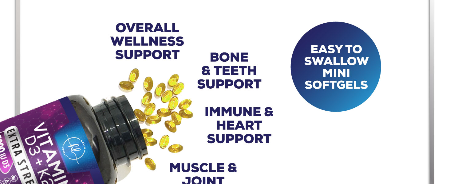 d3 k2 supplement for bone and teeth support