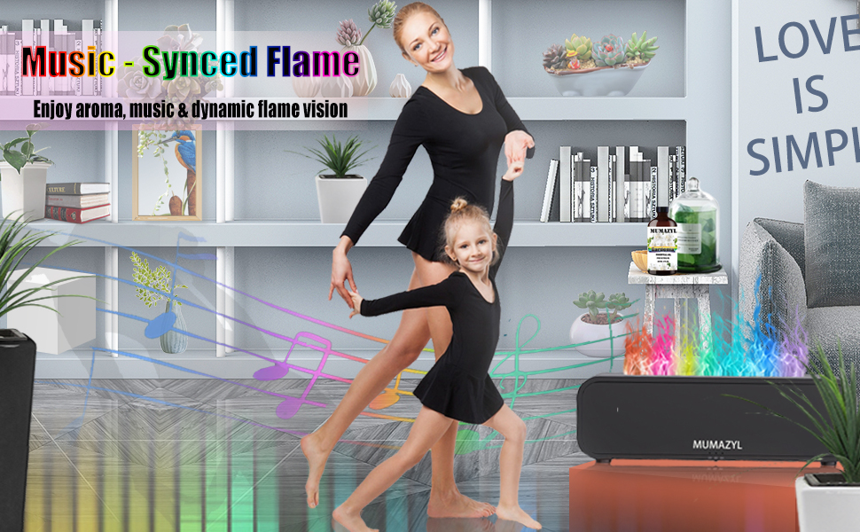 Flame Humidifier Diffuser