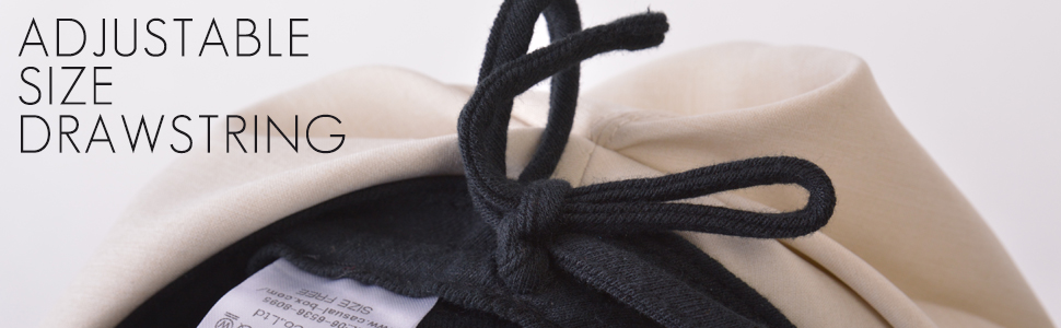 Comfort size adjust fabric cloth tie made of organic fabric made by really nice people black