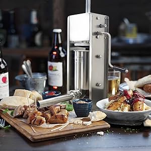 Wurstfüllmaschine aus Edelstahl