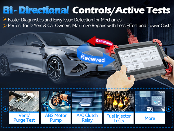 D7 obd2 scanner diagnostic tool for all vehicles with active tests