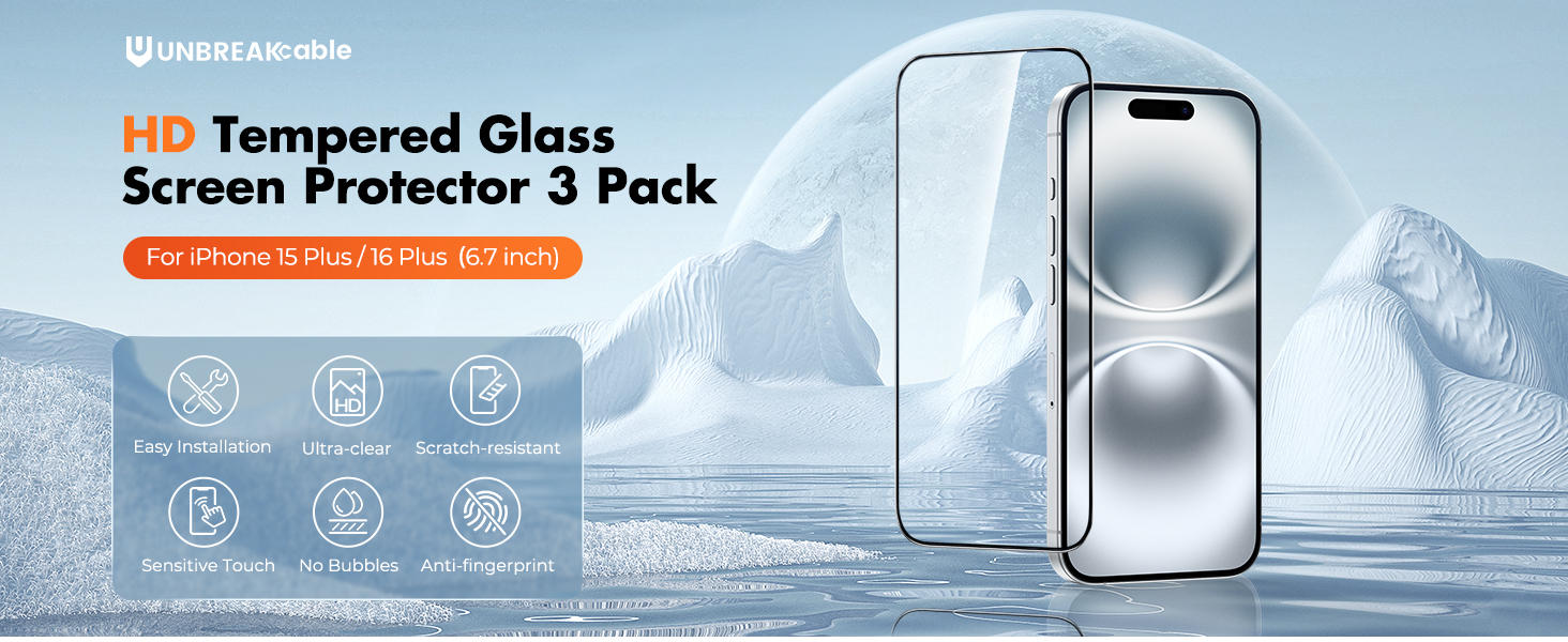 Screen Protector for iPhone 16 Plus