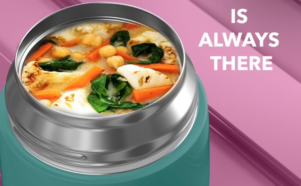 para ir recipientes de sopa, frasco de alimentos aislado al vacío, termo de sopa