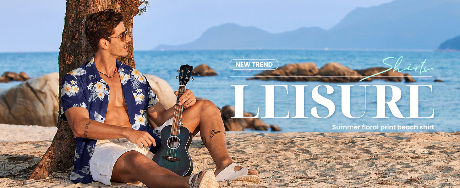 men summer hawaiian shirt