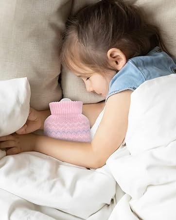 Hot Water Bottle with Knited Cover