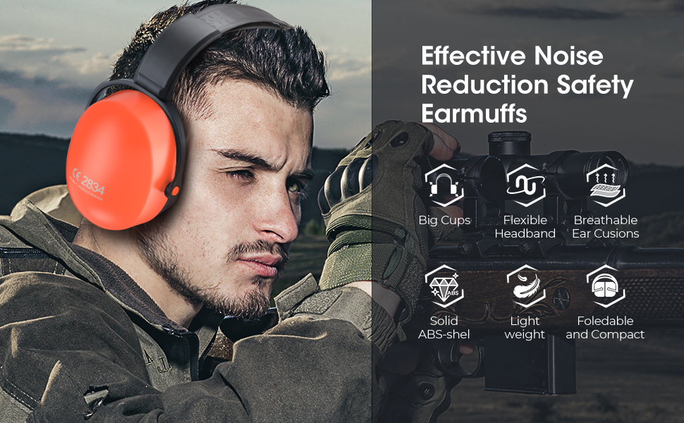 Ear Muffs Noise Reduction Ear Protection Headphone Hearing Protection equipment