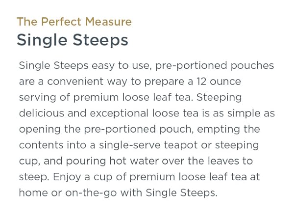 Single Steeps Sampler The Perfect Measure