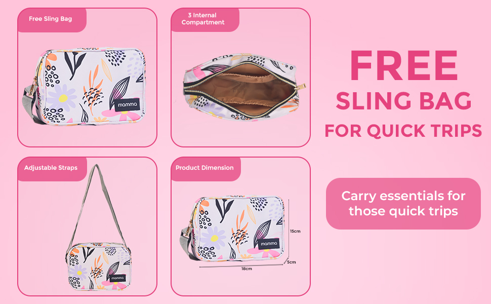 Diaper bag for travel for mom