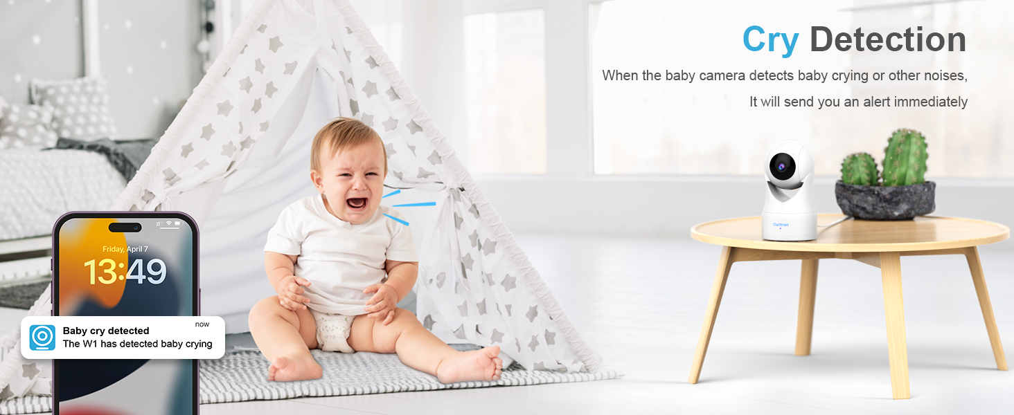 baby monitor camera with sound pet camera with phone app